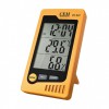 CEM华盛昌DT-322多功能室内温湿度台式表（橙色）