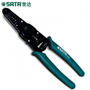 SATA世达工具91202电工7寸剥线钳多功能拨线钳电缆剥皮器剥皮钳