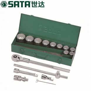 Sata/世达 15件套19MM系列12角重型套筒套装 09015