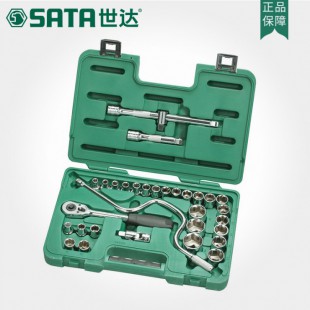 SATA/世达12.5MM系列32件8-34mm公制套筒组套09099