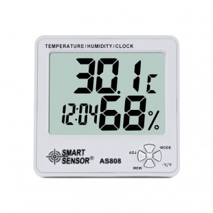 希玛 温湿度计 AS808 温湿度仪 大屏幕温湿度表 家用 仓库 生产